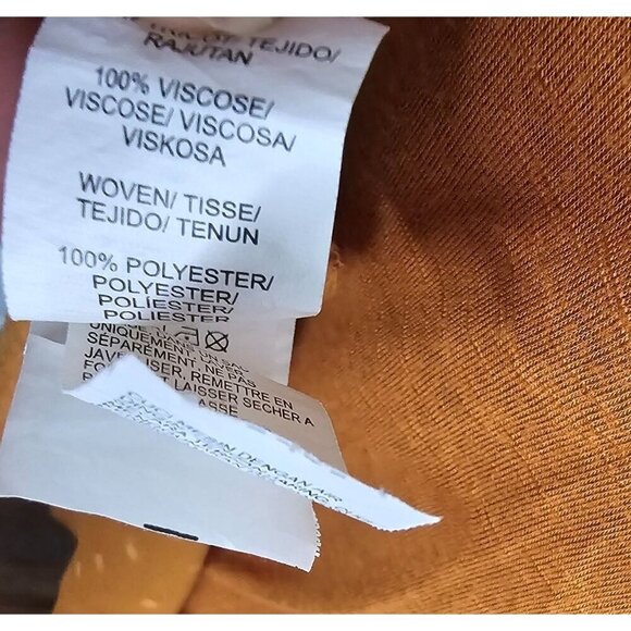 Lucky Brand Slouchy Semi Sheer T-shirt Orange - Picture 7 of 10